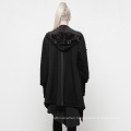 OPY-274  PUNK RAVE cotton hoodie coat jacket punk rave long wool coat for women